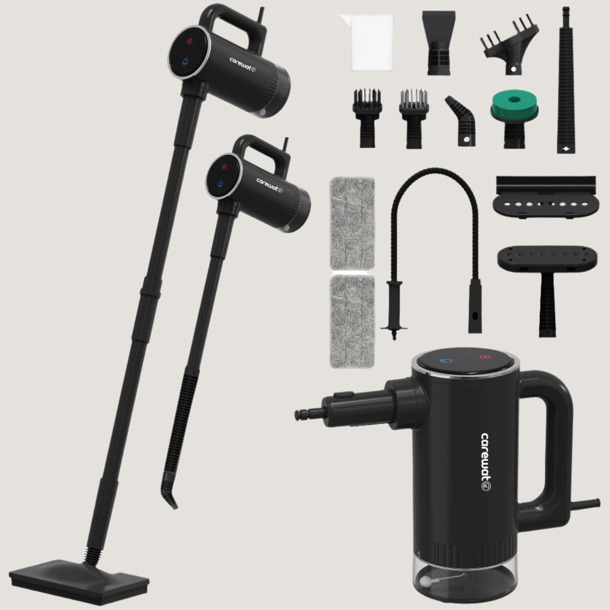 Carewat Steam M7 – 2-in-1 Stoommop & Handstomer