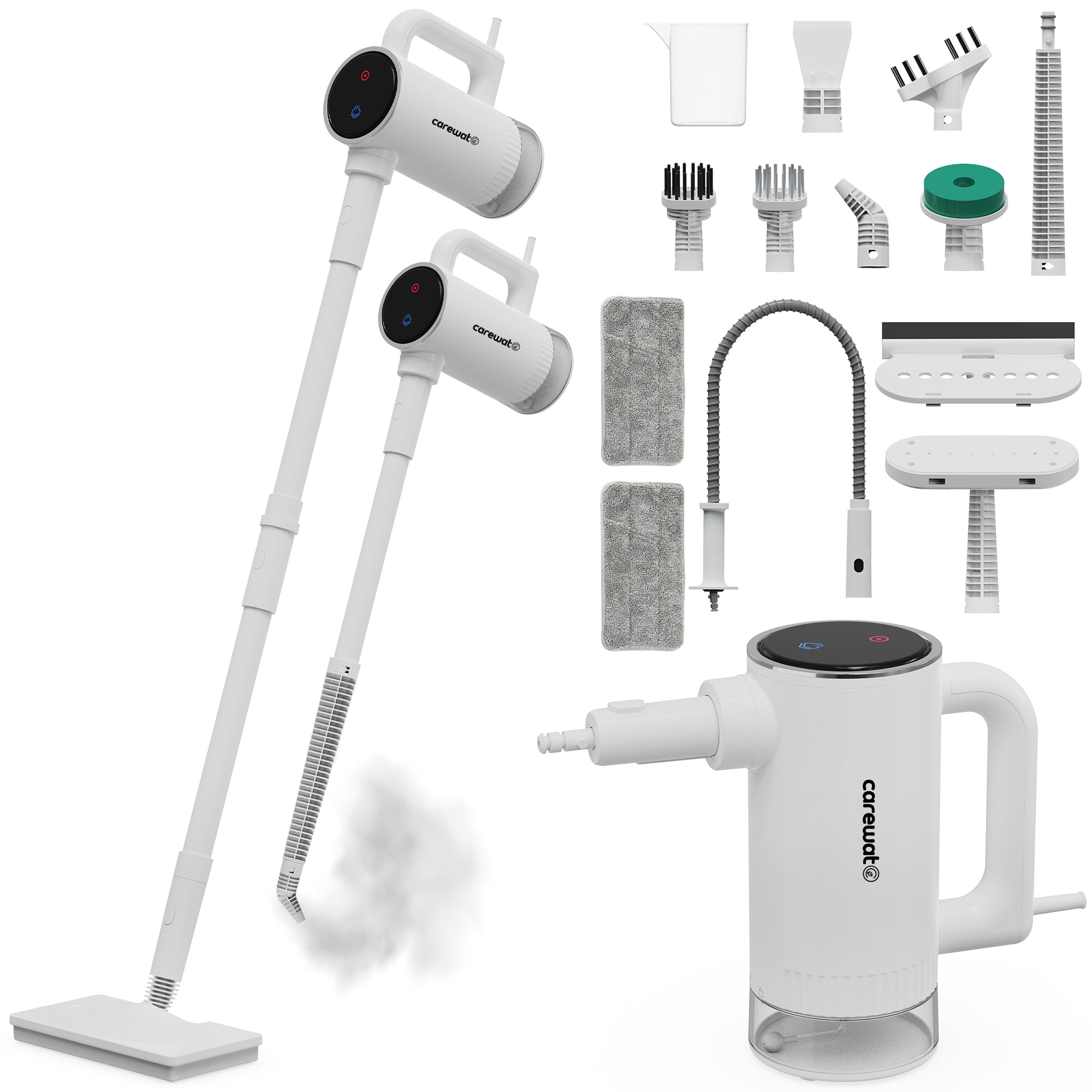 Carewat Steam M7 – 2-in-1 Stoommop & Handstomer
