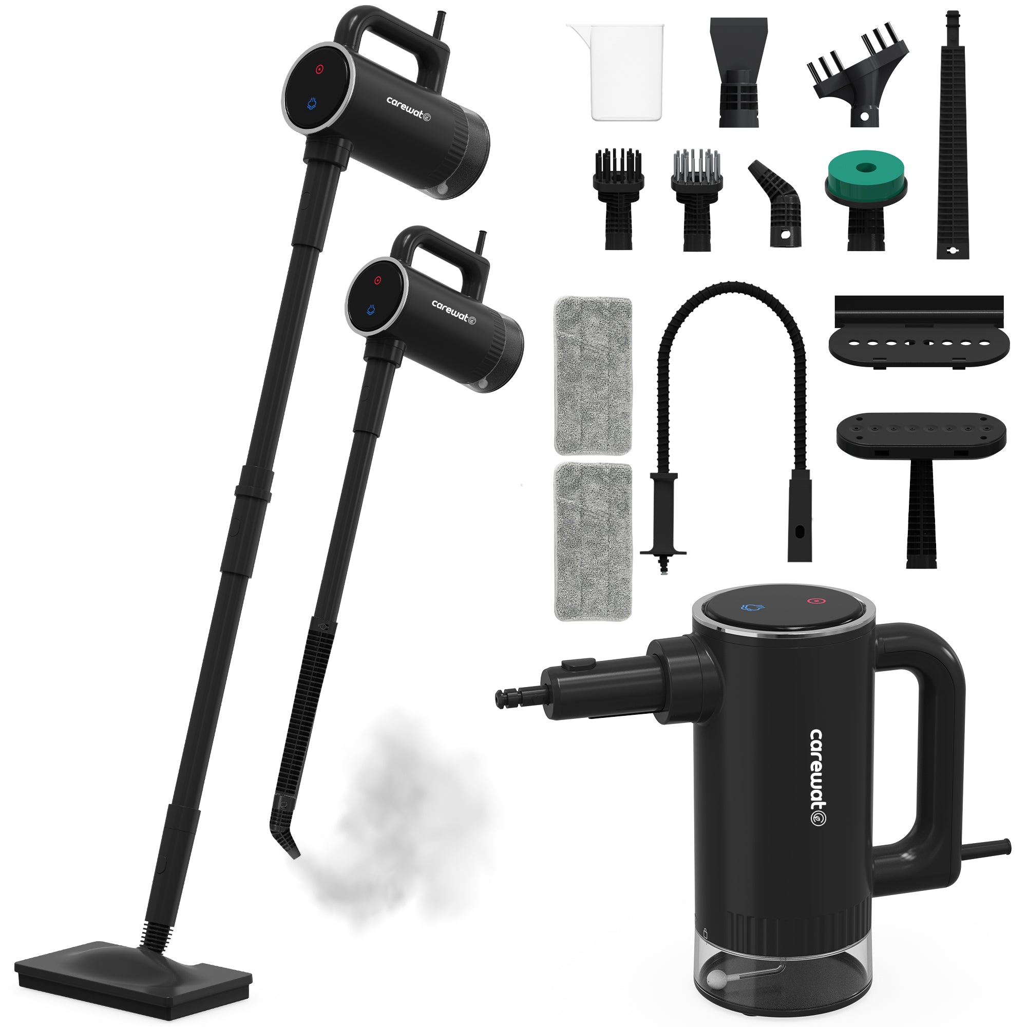 Carewat Steam M7 – 2-in-1 Stoommop & Handstomer