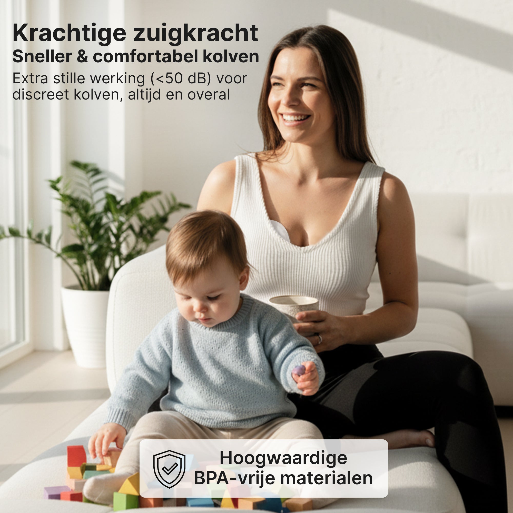 Carewat Flow Pro C2 – Draadloze handsfree borstkolf